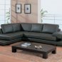 Sectional Dark Brown '729' Leather