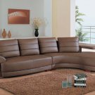 Sectional Brown Leather '717' Leather