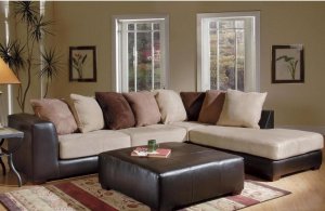 Sectional Sofa U222 Palm Beach Microfiber