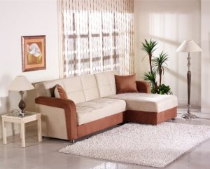 Sectional Sofa Bed Vision Microfiber