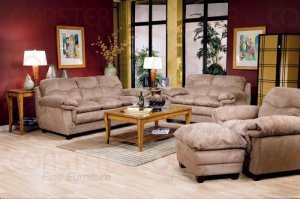 Sofa Sets Bryant 2pc and Love Seat in Saddle Color