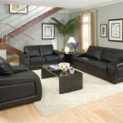 Living Room Set 501531 2pc (Sofa & Loveseat) Italy Collection Leather Match