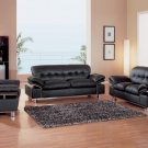 Black Leather Two-Piece Set 676 ( Sofa & Loveseat )