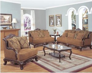 Sofa Set Elizabeth 3pc