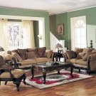 Sofa Set (Sofa, Loveseat & Chair) Bordeaux Chenille 3pc