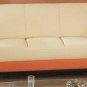 Sofa-Almond-Orange Leather GF-559