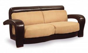 Microfiber  Sofa '677' Two-Toned