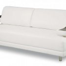 Leather '759' Sofa Luxurious White with Two Color Options