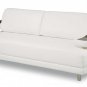 Leather '759' Sofa Luxurious White with Two Color Options
