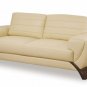 Leather Sofa '739' Marvelous in Warm Cream Color Finish