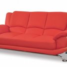 Leather Sofa 9908 Rogers Red