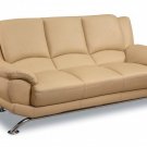Leather Sofa 9908 Rogers Almond