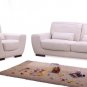 Leather Sofa Bliss White Full Italian