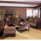 Microfiber/Vinyl Sofa Belamar