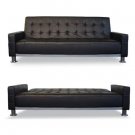 Leather Sofa Bed Fina look