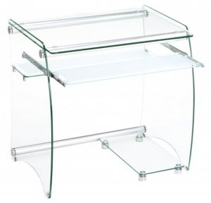 Computer Desk Constellation Tempered Glass