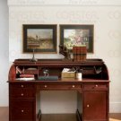 Home Office Desk Roll Top in Rich Cherry Finish CO 800562