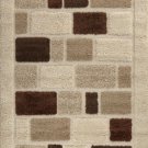 Rugs S4048 Super Shaggy Cream/Brown 3' x 5'