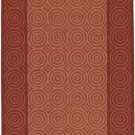 Rugs 1006 Modern Area Brick/Paprika 5ft x 8ft