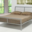 Platform Queen Size Bed  Helen Contemporary Metal Silver !! ON SALE!!