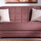 Sofa Bed Victoria in Brown Microfiber