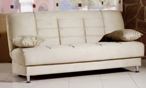Sofa Bed NEW Vegas Beige Microfiber