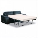 Sofa Bed 665 Series in Black or Brown Leather