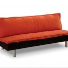Sofa Bed Montreal Black/Copper Casual Convertible