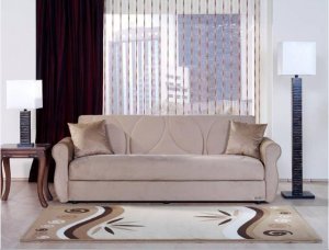 Sofa Bed Melody Dark Beige
