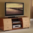 TV Stand Gamma Contemporary in Maple and Cherry Finish