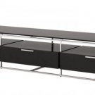 Unit Shinto Large Modern Entertainment in Black or White Color - Nuevo