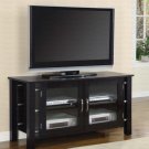 TV Stand Contemporary Black Finish 700634