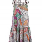 Spaghetti strap african print dress