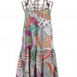 Spaghetti strap african print dress