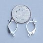 100 Silver Plated Hinged Earwire. Earring Finging