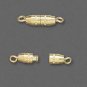 20 Gold Plated Torpedo Clasps, 15.5 x 3.5mm