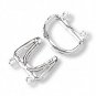 10 Silver Plated clasps,2-strand Hook Style. Large