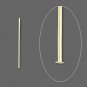 Thin 100 x 1 inch Gold Plated Head Pins.