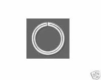 100 Silver Plated Open Jump Rings, Round, 4.5mm. 22g