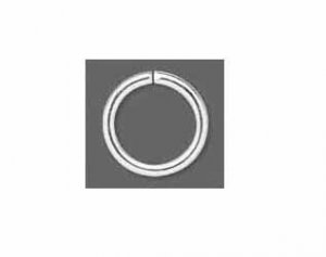100 Silver Plated Open Jump Rings, Round, 4.5mm. 20g