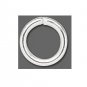 100 Silver Plated Open Jump Rings, Round, 6.5mm, 18g