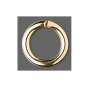 100 Gold Plated Open Jump Rings, Round, 6mm, 18g