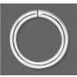 100 Silver Plated Open Jump Rings, Round, 9mm, 20g