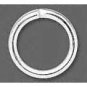 100 Silver Plated Open Jump Rings, Round, 9mm, 18g
