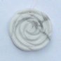 2 white Howlite (Natural) Carved Rose Focal Beads, 35mm