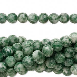1 Strand Tree Agate Beads (natural), 6mm Round, 16 in
