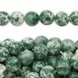 1 Strand Tree Agate Beads (natural), 8mm Round, 16 in