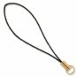 24 Cell Phone Lanyards, Gold Plated+Black. 2.75 In