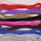 Elastic Bracelet Cords, 8 bunches/colors, 148 Yds (444 feet)