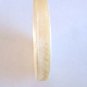 Two 50-Yard Spools of Peach yellow Organza Ribbon, 3/8 inch